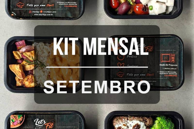 Imagem com alguns dos pratinhos do kit mensal