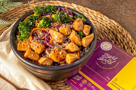 Yakisoba de Frango com Espaguete de Legumes Low Carb