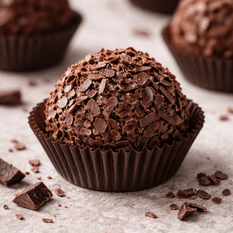 Brigadeiro de chocolate  zero açúcar