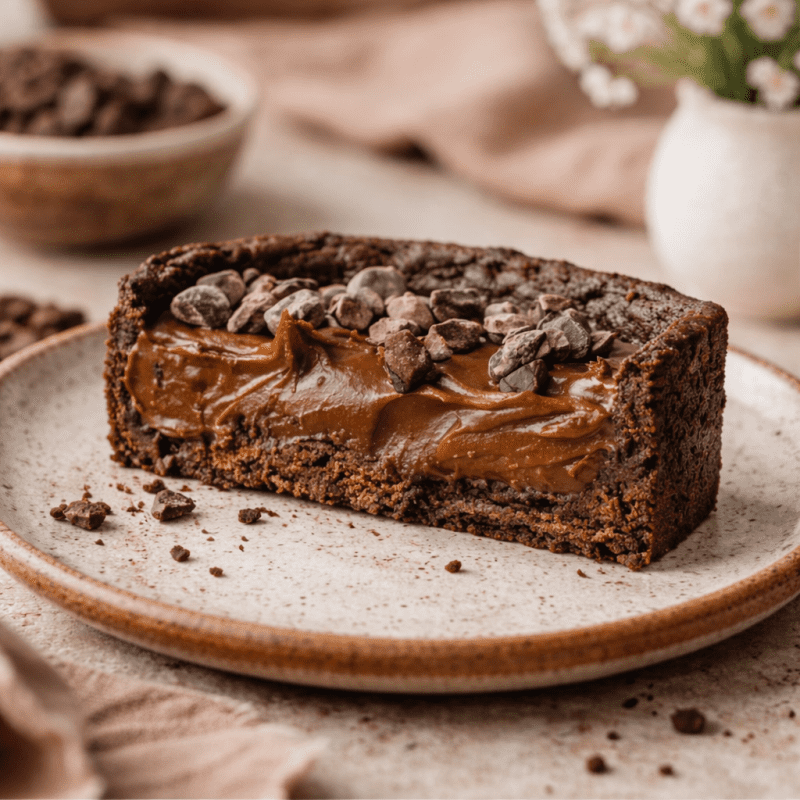 Mini torta de chocolate fit zero açúcar