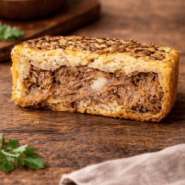Mini torta de carne louca - integral