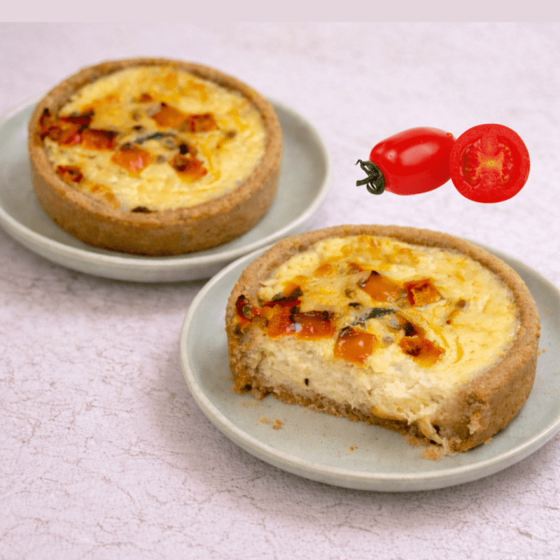 Mini quiche de margherita integral