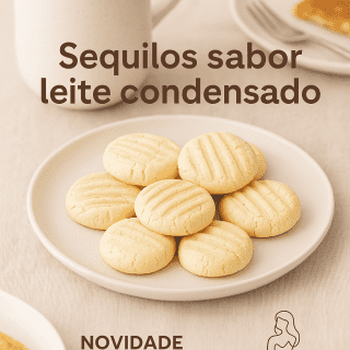 Sequilhos de leite condensado zero açúcar