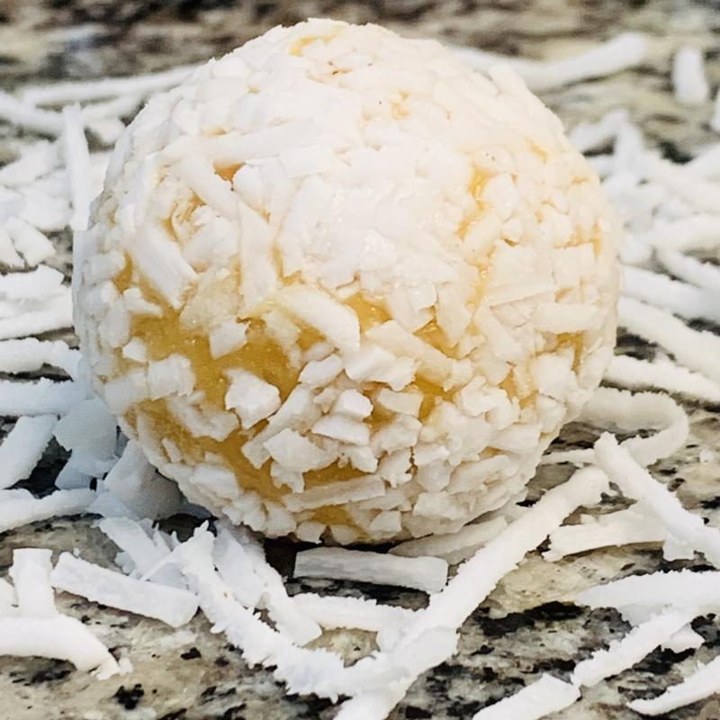 Beijinho com doce de leite zero açúcar