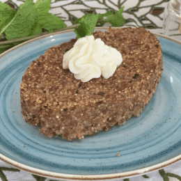 Kibe de carne com quinoa