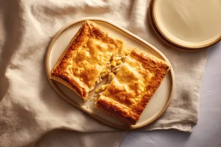 Torta de Frango Cremoso com Milho