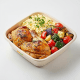 Frango Assado, Cuscuz com Mix de Legumes