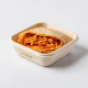 Panqueca integral recheada de frango com molho ao sugo