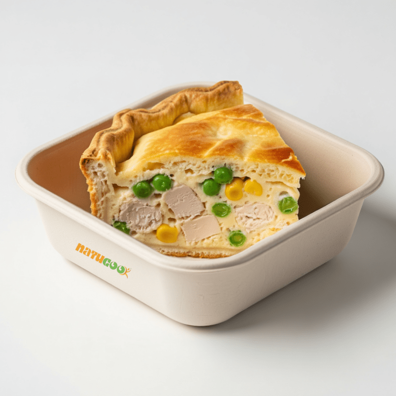 Torta de Frango Light com Ervilha, Milho e Requeijão Light