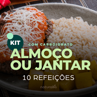 Kit Almoço ou Jantar com Carboidrato - 10 Refeições