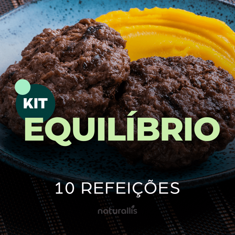 Kit Equilíbrio - 10 Refeições (Almoço com carbo e Jantar Low Carb)