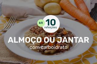 Kit Almoço ou Jantar com Carboidrato - 10 Refeições