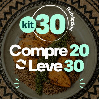 Kit compre 20 e leve 30 (Ganhe 10 refeições)