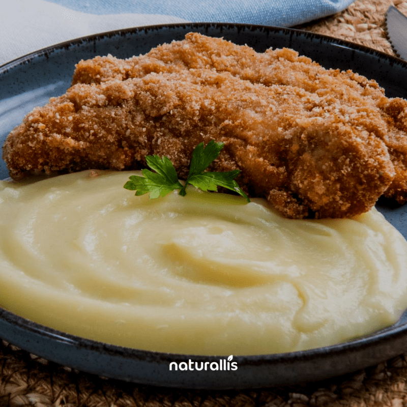 Filezinho de frango empanado  + Purê de batata - BRINDE