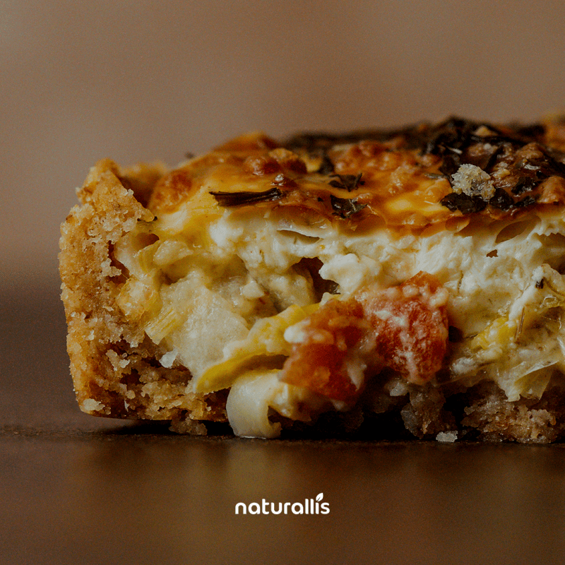Mini Quiche de Alho Poró