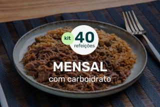 Kit Mensal Almoço ou Jantar com Carboidrato - 40 Refeições