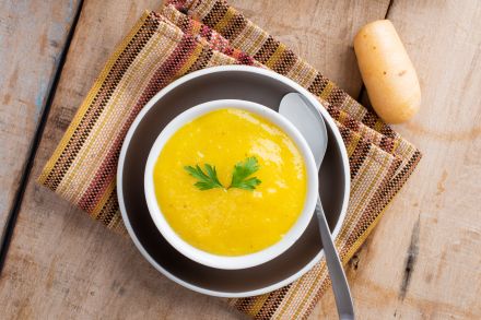 Escondidinho de Carne com Purê de Mandioquinha