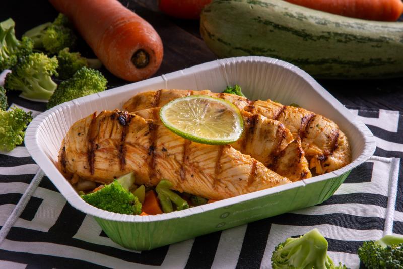 Mega Filé de Frango ao Lemon Pepper + Mix de Legumes