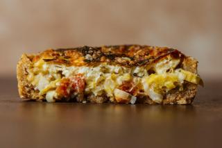 Mini Quiche de Alho Poró