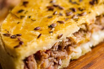 Tortinha Integral de Carne Louca