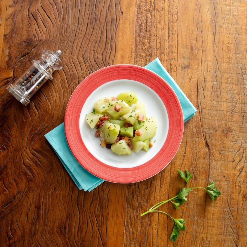 Chuchu refogado com bacon