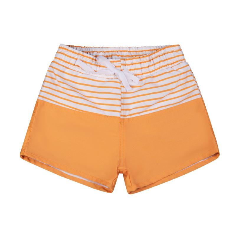 Shorts Fernando Listrado Amarelo & Amarelo