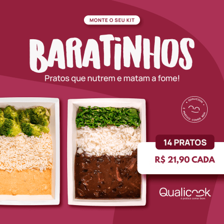Kit Baratinhos 14 Pratos - monte o seu