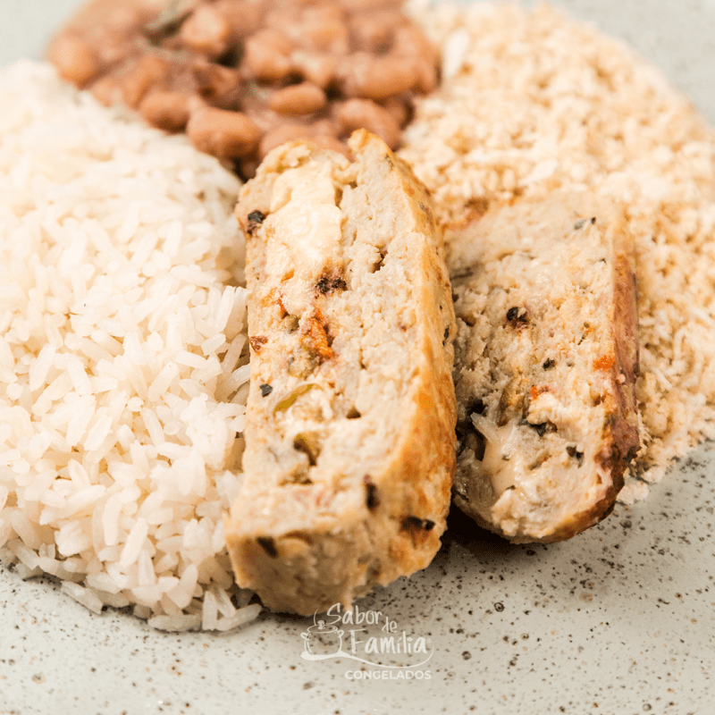 EX. Rocambole de Frango Recheado