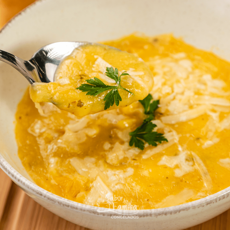 Creme de Mandioquinha com Provolone