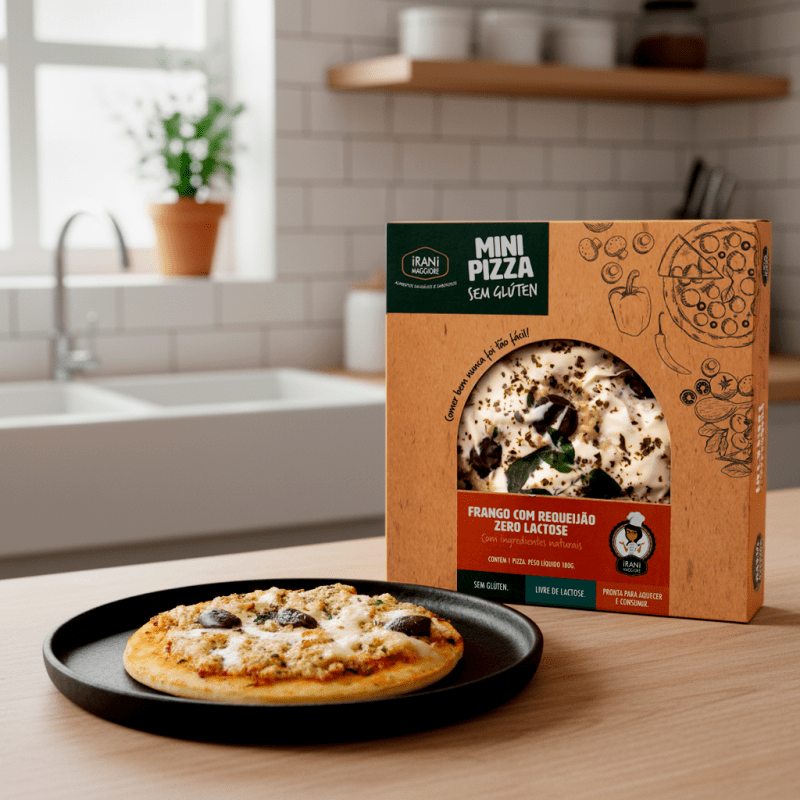 Pizza de Frango com Requeijão