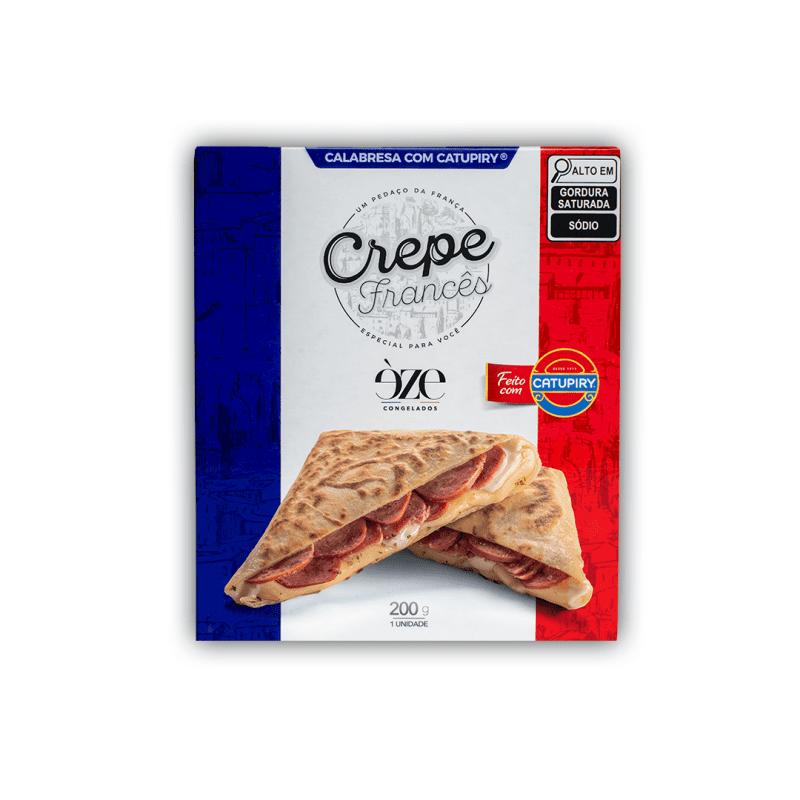 Crepe de Calabresa com Catupiry
