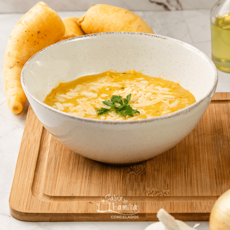 Creme de Mandioquinha com Provolone
