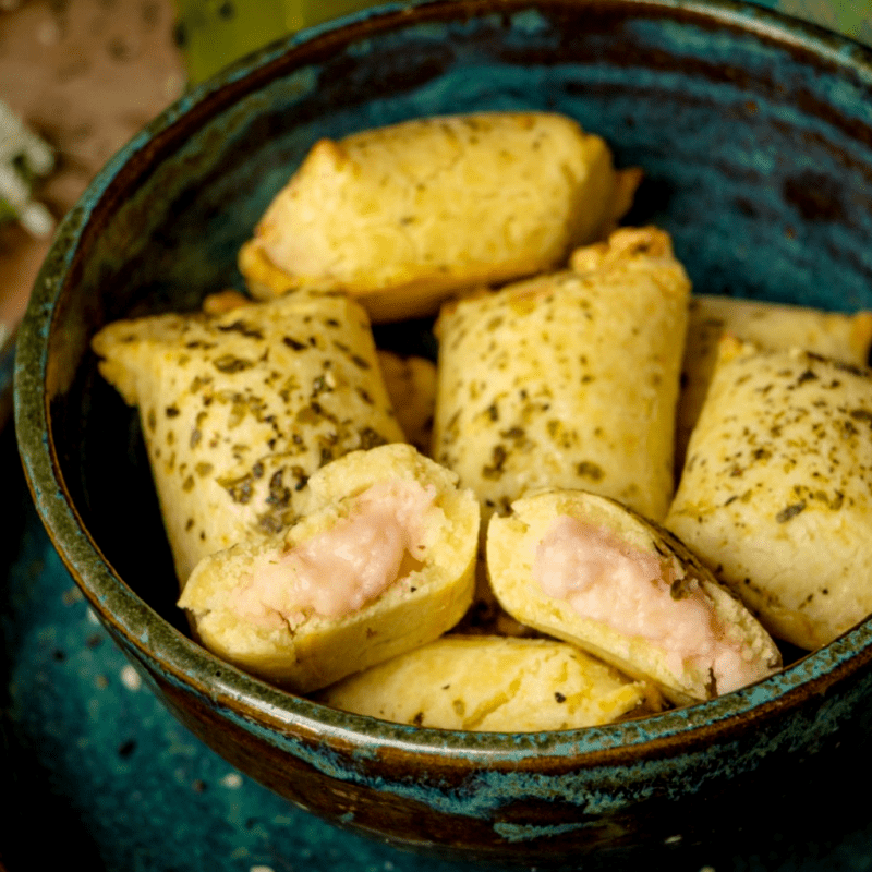 Mini Pastel de Blanquet de Peru Light e Mussarela 200g