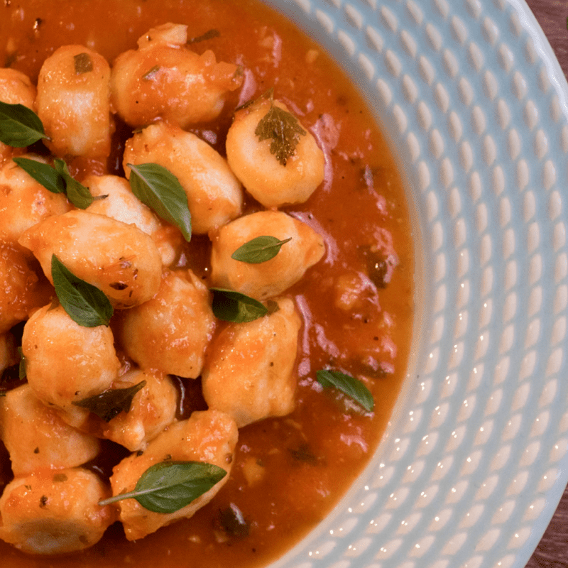 Nhoque de Batata Doce ao Molho Sugo
