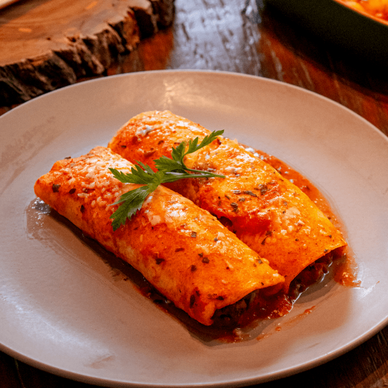 Panqueca de Carne Bovina com Azeitonas