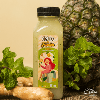 Suco Detox: Tropical — Abacaxi / Hortelã