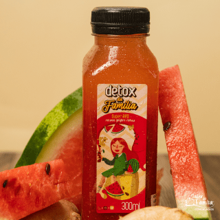 Suco Detox: Super Red — Melancia / Gengibre
