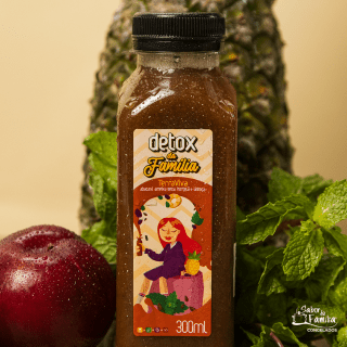 Suco Detox: Terra Viva — Abacaxi / Ameixa