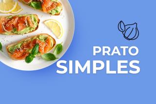 Monte seu Prato simples com produtos selecionados